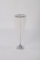 Lustr acryl, kovový výška 60cm, šířka 26cm 