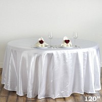 Ubrus saténový na kulatý stůl o průměru 3m