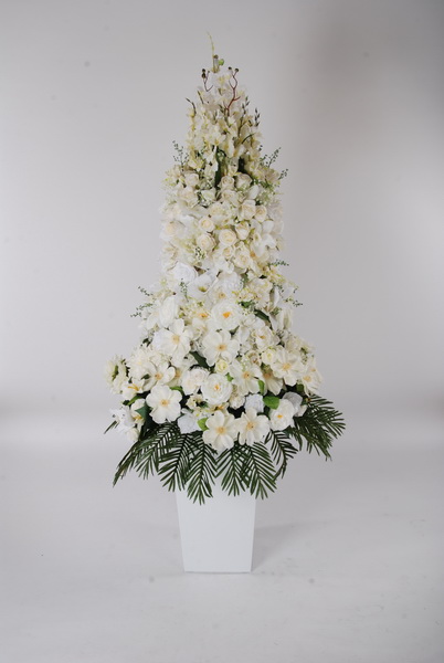 Jehlan svatební s květ. obalem, výška 230cm 